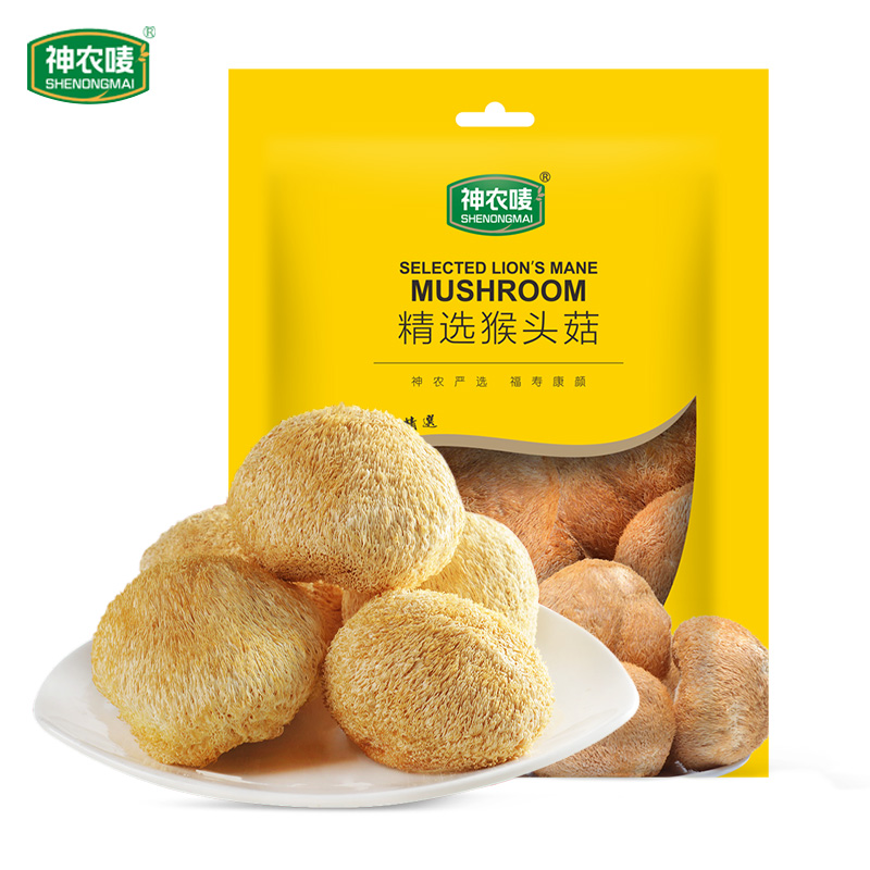 神农唛精选猴头菇（单位：袋） 黄色