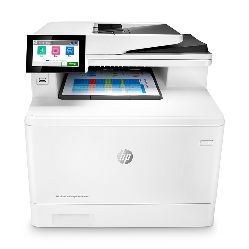 惠普（HP）Color LaserJet Enterprise MFP M480f A4彩色激光多功能一体打印机 台 灰色 