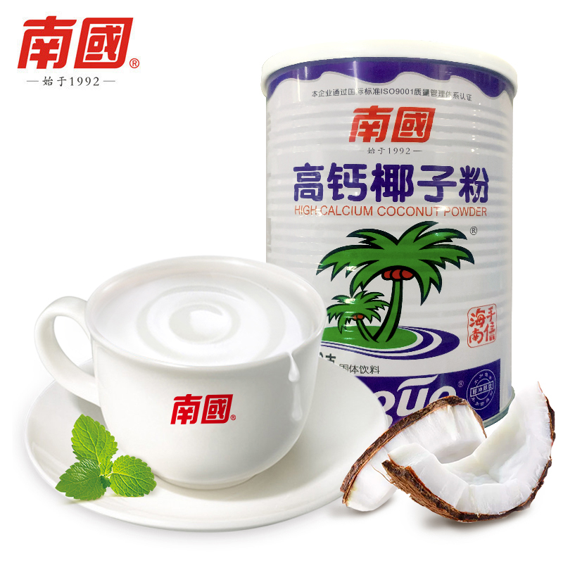 海南特产 南国高钙椰子粉450g*1罐 白色