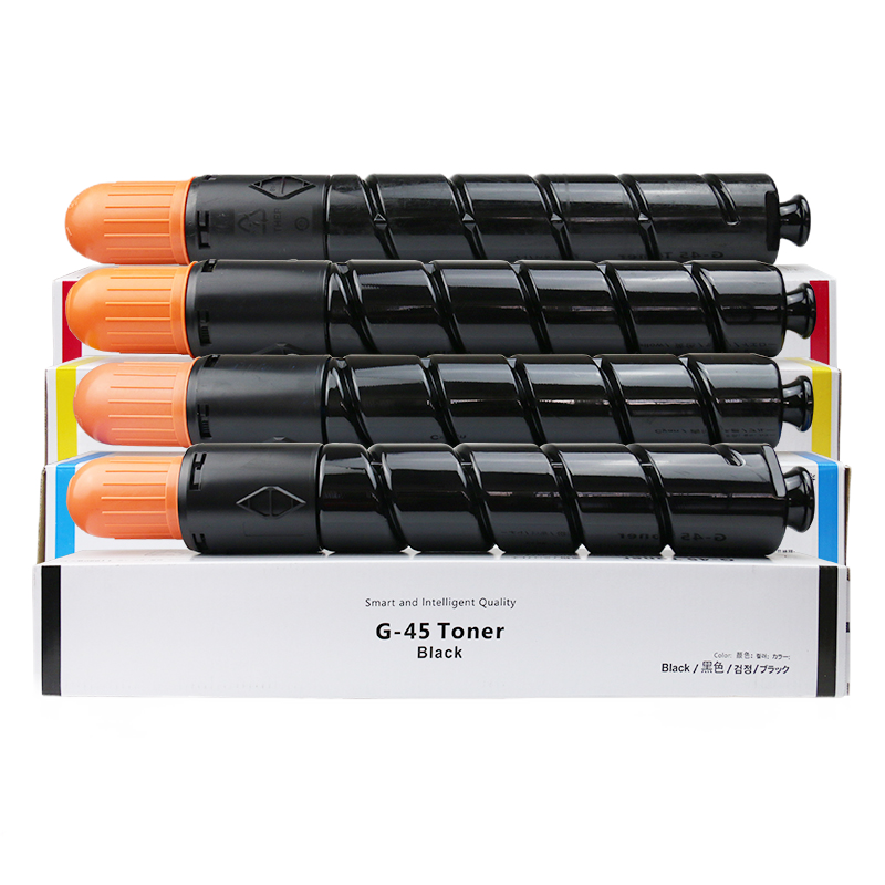 京呈适用佳能NPG-45粉盒C5045 5051墨盒5250碳粉5255墨粉G45彩色硒鼓GPR30/套 NPG-45四色套装大容量粉盒