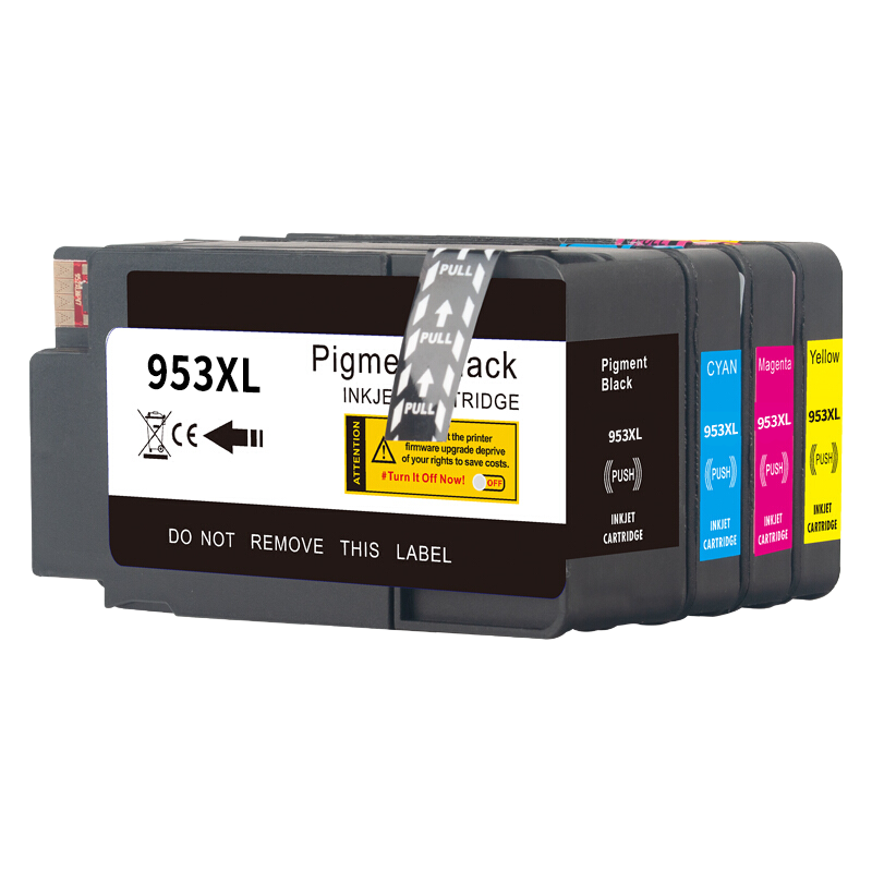 京呈适惠普HP953XL墨盒7730 8210 8216 8710 8730 8740 7740粉盒/套 欧版/港版专用】953XL四色套装