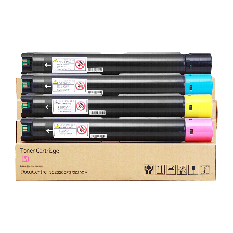 京呈SC2020粉盒适用施乐DocuCentre SC2020DA墨盒SC2020CPS硒鼓墨粉筒 SC2020四色套装标准版/套