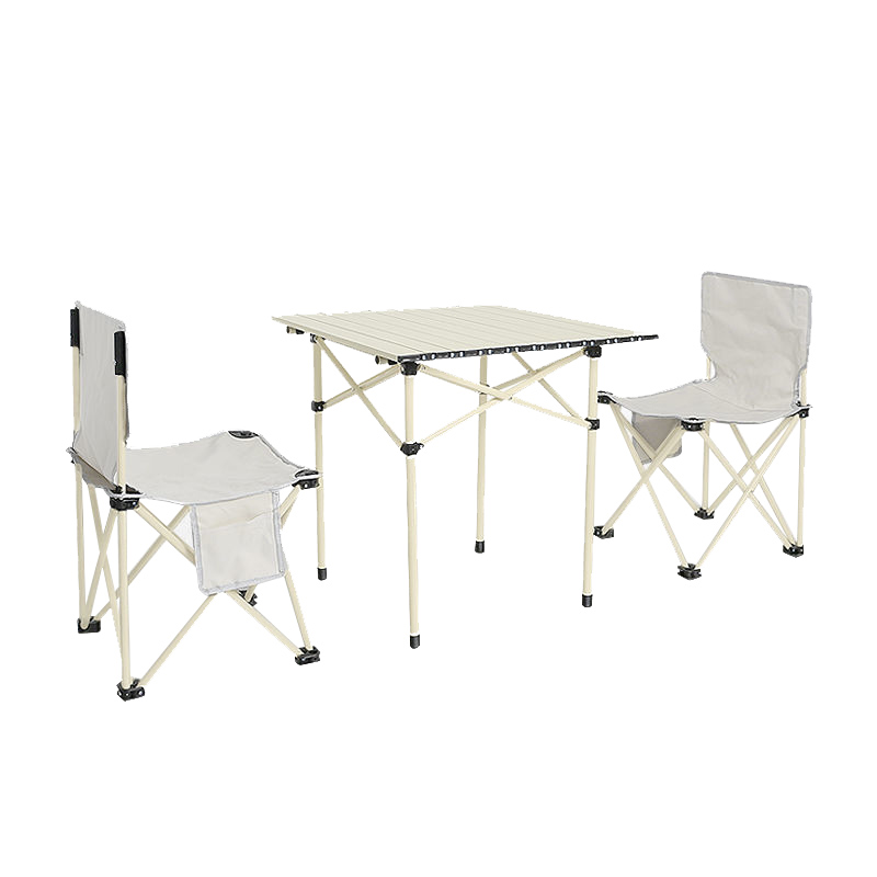 三极 TP8816  户外折叠桌椅套装 小方桌三件套(一桌两椅*大号)