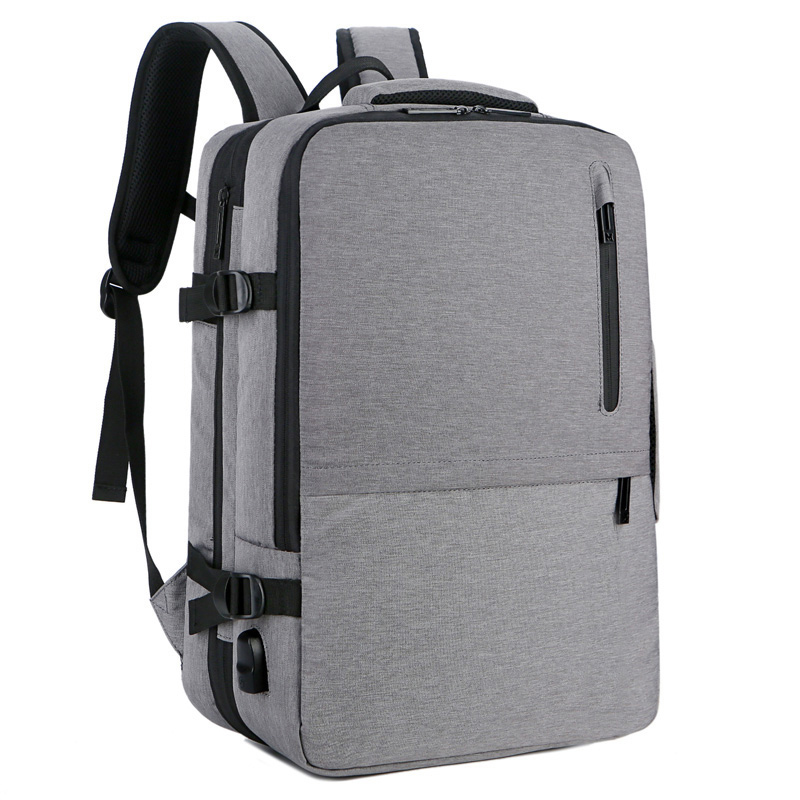 三极 TP2033   防水牛津多功能双肩包   36-55L  29*44*（14）24cm 灰色