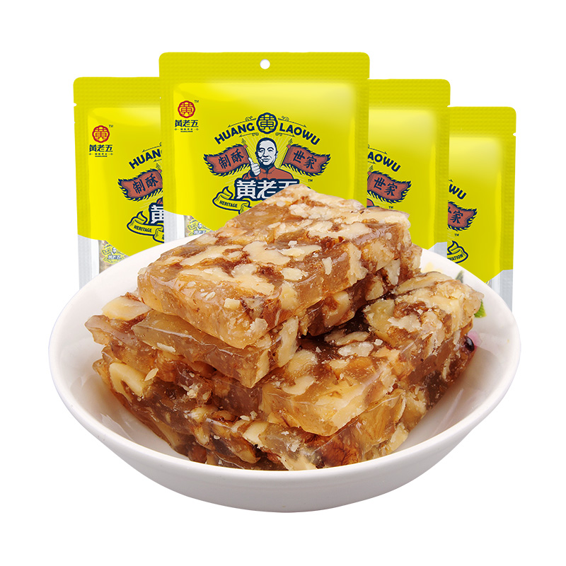 黄老五 核桃软糕106g*4袋（原味/红枣/黑芝麻口味任选） 4袋
