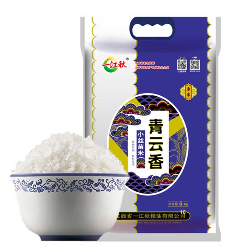一江秋营养新米青云香米5KG(真空)单位：包 宝石蓝