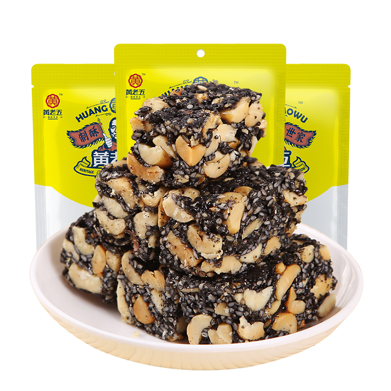 黄老五 黑芝麻酥90g*3袋 3袋