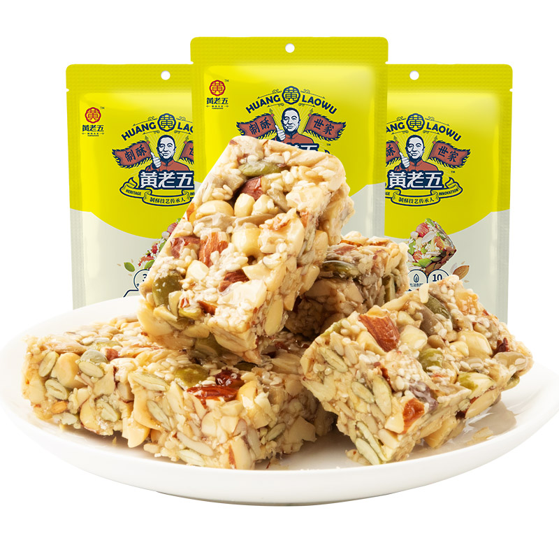 黄老五 坚果酥90g*3袋 3袋