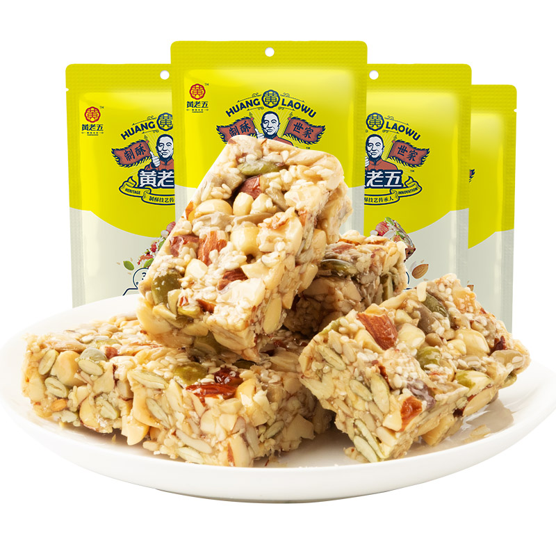 黄老五 坚果酥90g*4袋 4袋