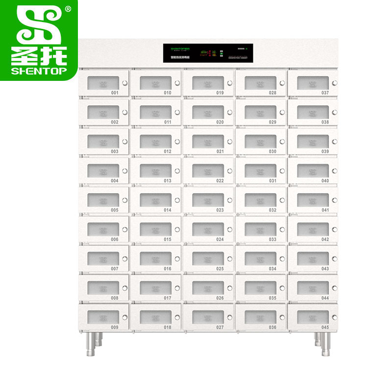 圣托（Shentop）独立室消毒柜 大型304不锈钢格子保洁柜 单位员工消毒碗柜 DAD03一台 不锈钢色