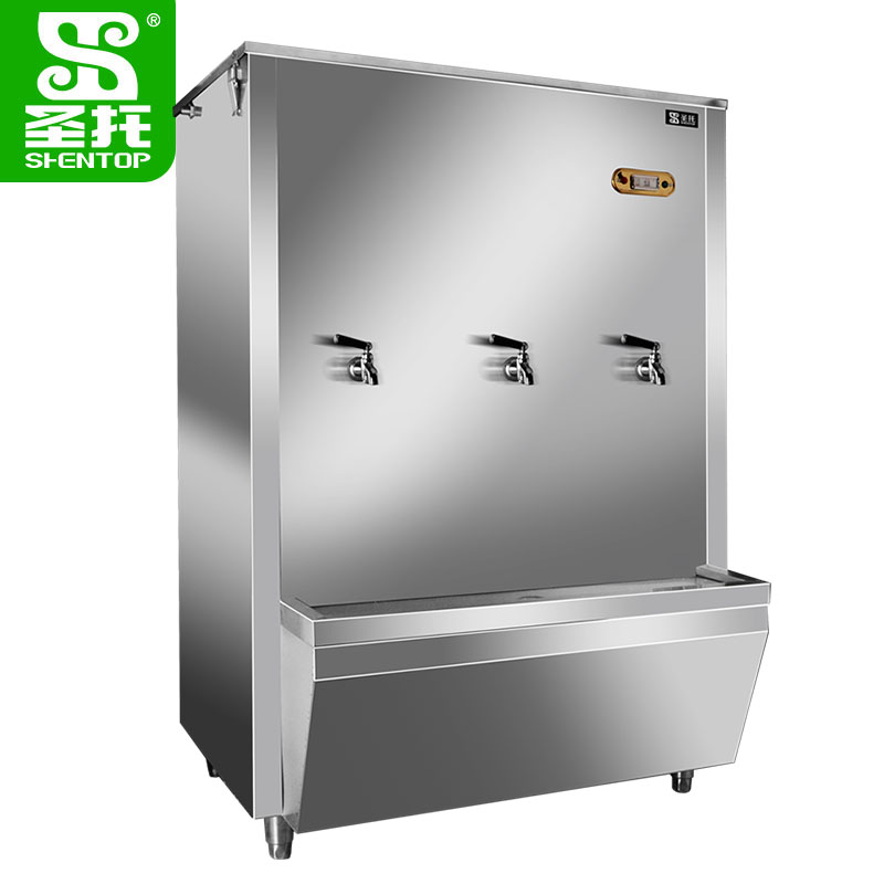 圣托（Shentop）三出水大容量开水器 大容量电热开水器 商用全自动开水机  DBA09一台 不锈钢色