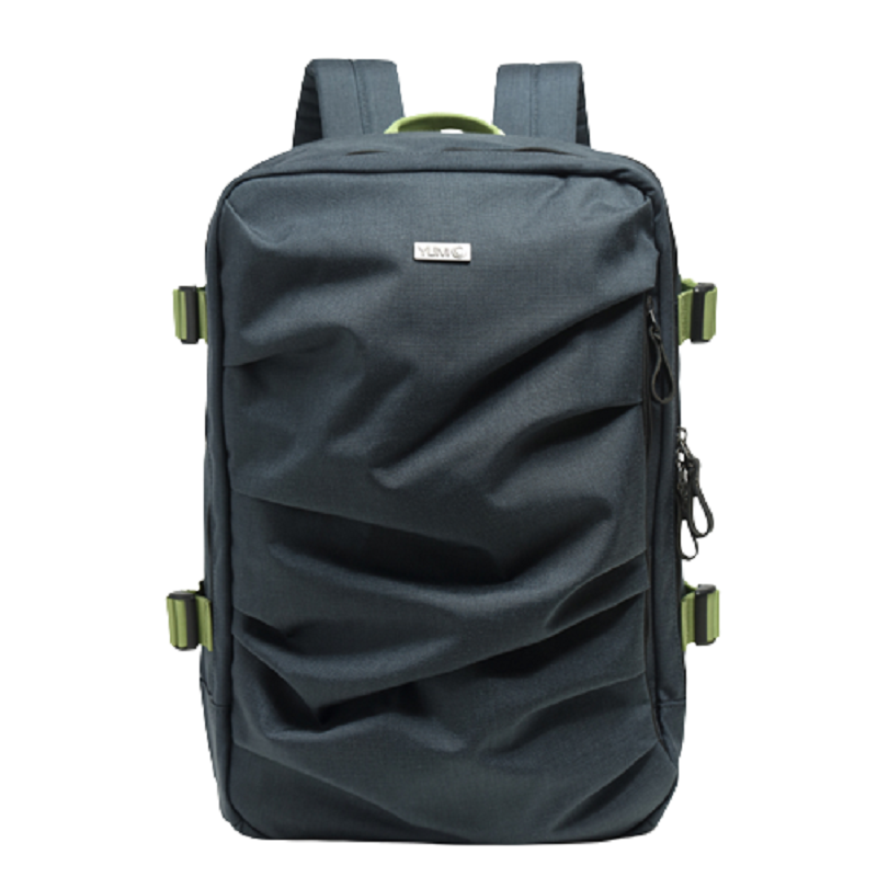 Y.U.M.C.双肩包女学院风中学生减负书包男潮流背包防水15寸电脑包B2085（单位：个） 深海灰
