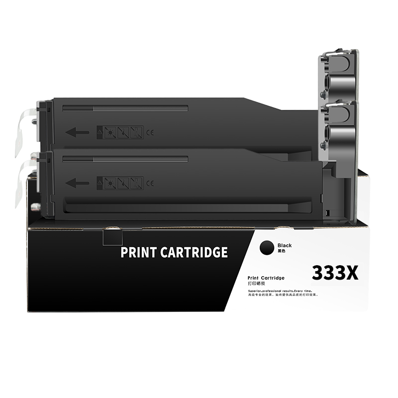 京呈W1333A粉盒适用惠普m437n\dn\439n打印机437nda\439nda\dn硒鼓墨盒/套 W1333X黑色粉盒 大容量2支(280