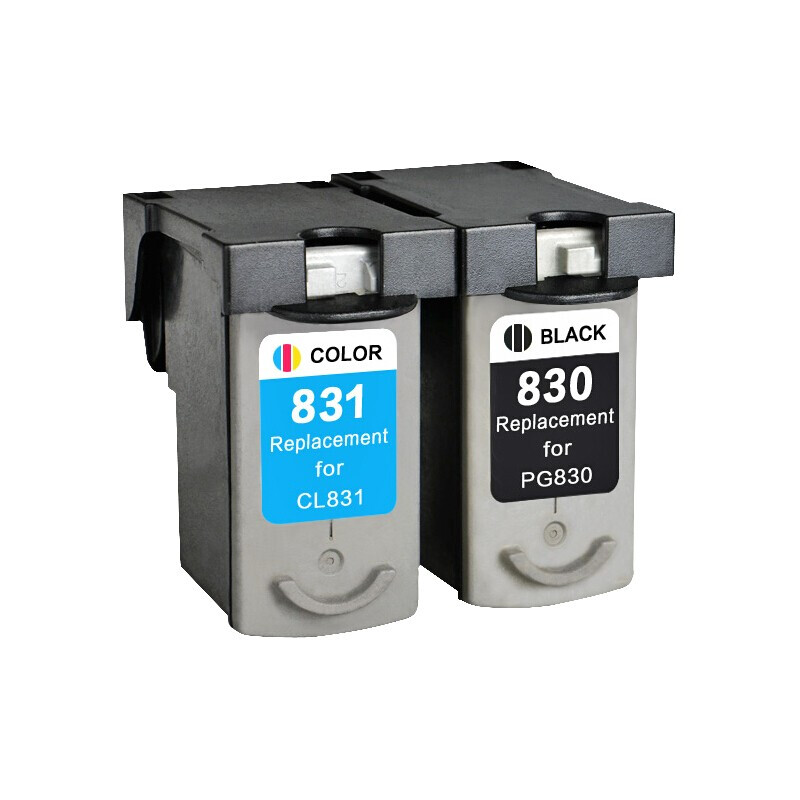 京呈适用佳能PG830 CL-831墨盒IP1880 打印机IP1980 2680 MP198墨盒/套 PG830XL+CL-831XL墨盒套装