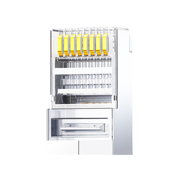 信霆 RJ458P8C10 超五类 3U屏蔽 水晶头 银色 100个/包 无色