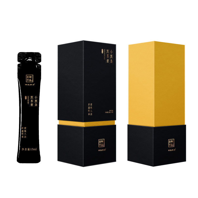 御品膏方黑茶膏15g*10条/盒全国配送（港澳台，新疆，等疫情地区除外） 曜石黑