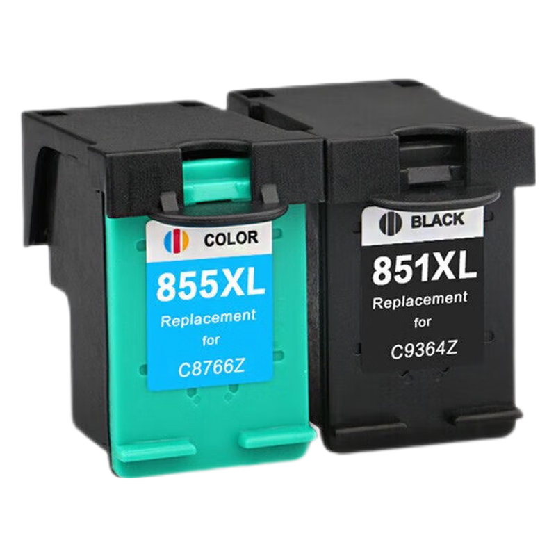 京呈HP851墨盒适用惠普HPOfficejet100/150/K7108/6318/855XL墨水/套 HP851/855XL大容量墨盒套装