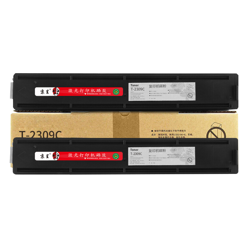 京呈 高容T-2309C双支装34000页 适用东芝2303A/2303AM/2803A（单位：套） T-2309C粉盒双支装约34000页