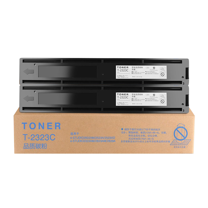 京呈 T-2323C大容量粉盒 2支装 36000页 适用东芝2523A/AD（单位：套） T-2323C大容量粉盒 2支装