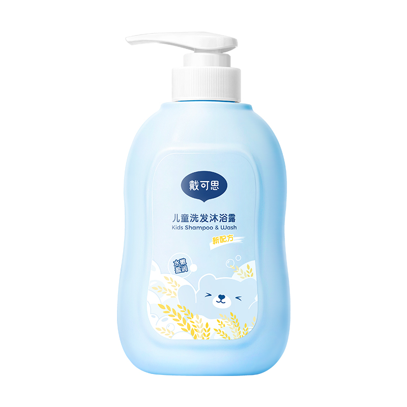 戴可思儿童洗发沐浴露500mlx2瓶（单位：瓶） 白色