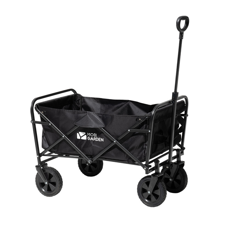 牧高笛（MOBIGARDEN）户外露营便携小推车星际折叠拖车NX20671010 夜幕黑