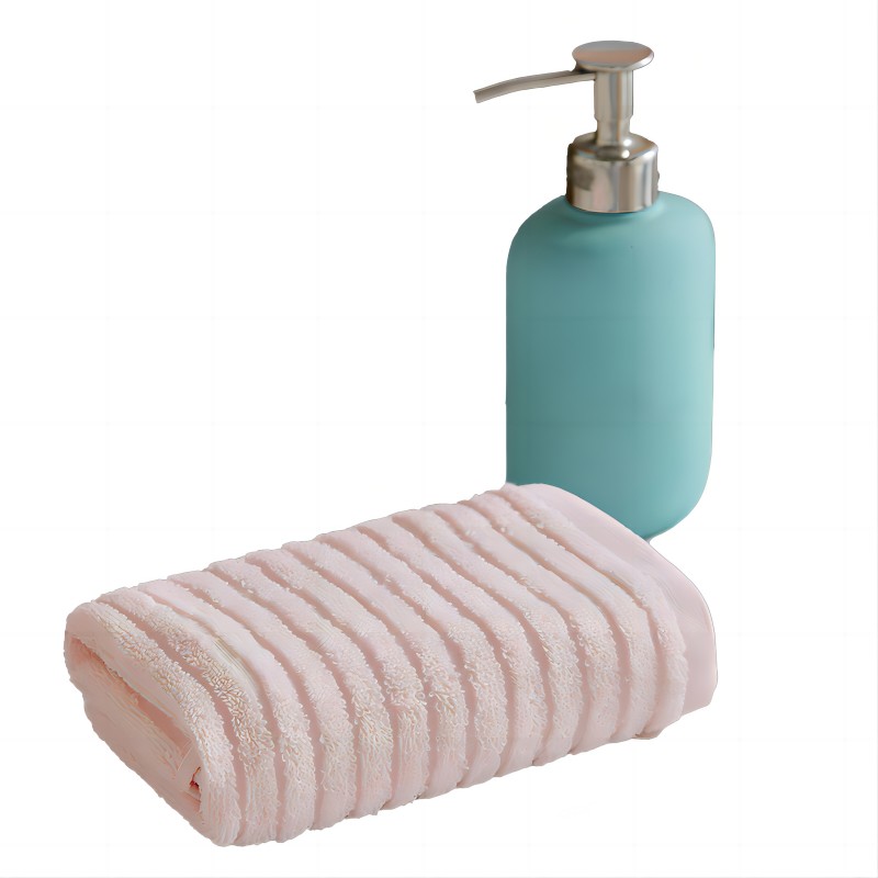 恒源祥井井有条毛巾双条装HYX076MJ33*70cm 粉色