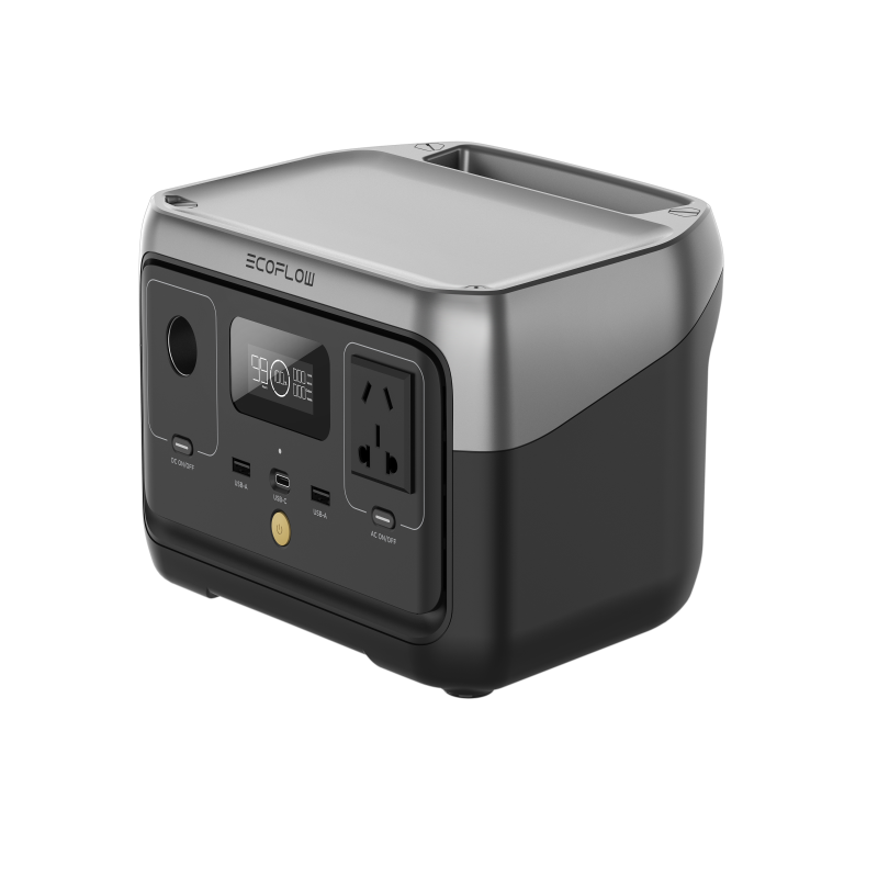 正浩EcoFlow 【磷酸铁锂】快充移动户外电源220V 80000mAh 室外数码摄影停电应急备用笔记本充电宝 台 黑色