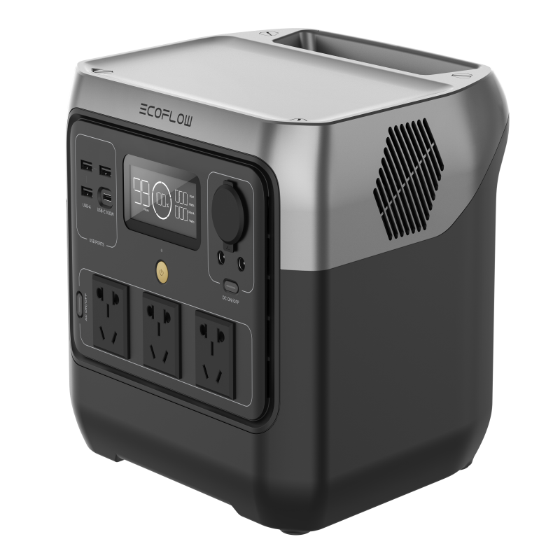 ECOFLOW【新品】正浩快充户外电源70分钟充满移动便携自驾露营储能应急 睿 RIVER 2 Pro【800w-768WH】 个 黑色