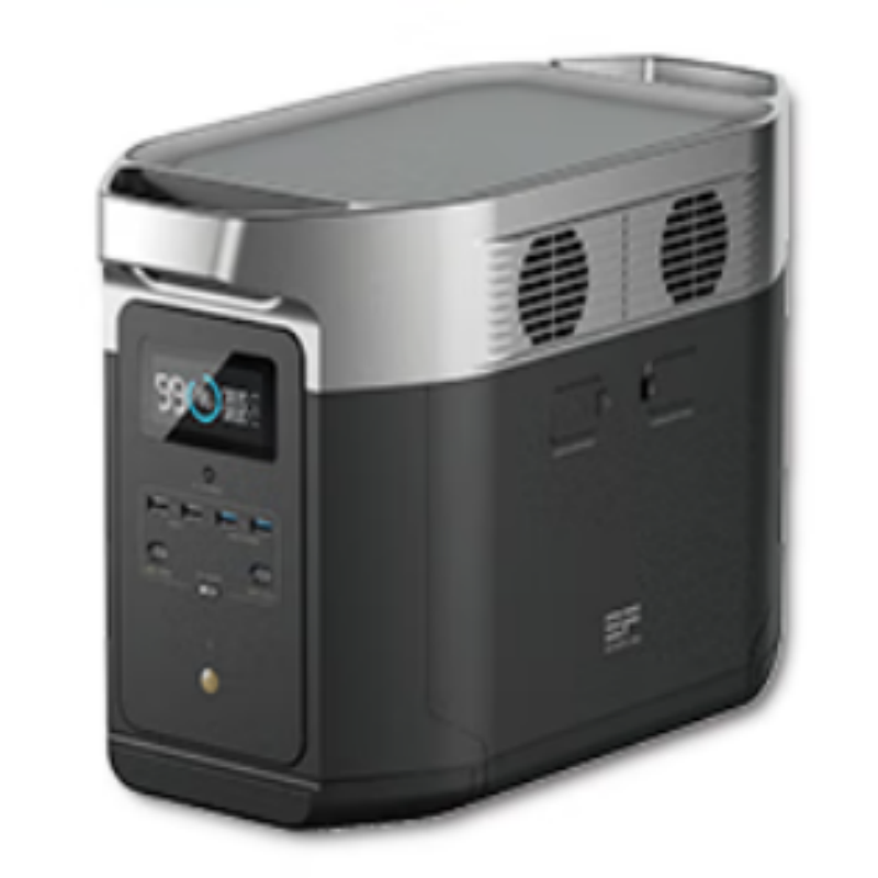 正浩EcoFlow 【大容量快充】移动户外电源220V 2000W大功率 车载自驾露营停电应急储能备用电源1612Wh 台 黑色