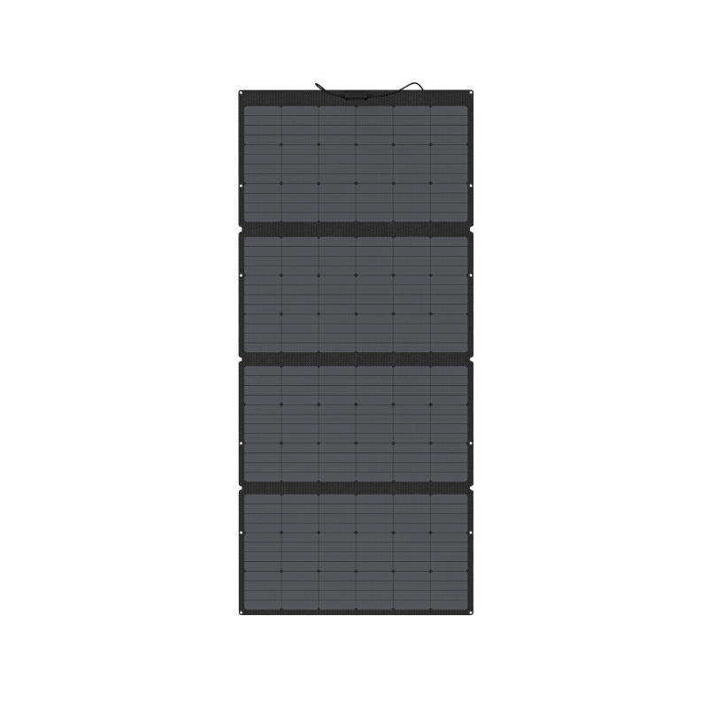 正浩EcoFlow 太阳能电池板400W光伏发电板家用户外露营折叠便携充电 台 黑色