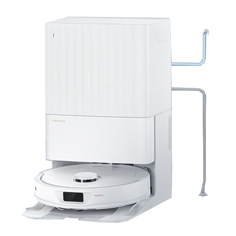 石头（roborock）P10自动上下水扫地机器人扫拖一体 擦地机 自动清洗集尘烘干补水 台 白色