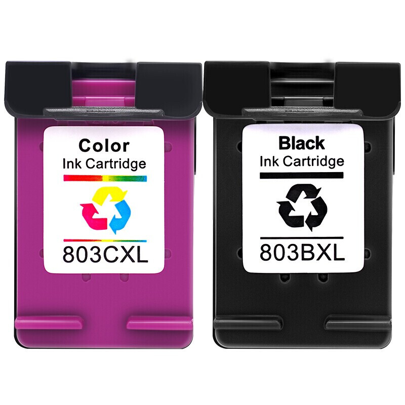 京呈803墨盒 黑彩套装【1100页】适用惠普1111 1112 2130 2131（单位：套） 【1100页】803墨盒 黑彩套装