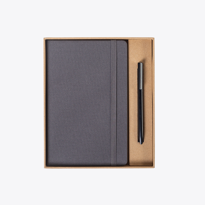 又见美物睿印系列精装笔记本书写套装EB2303 套 灰色
