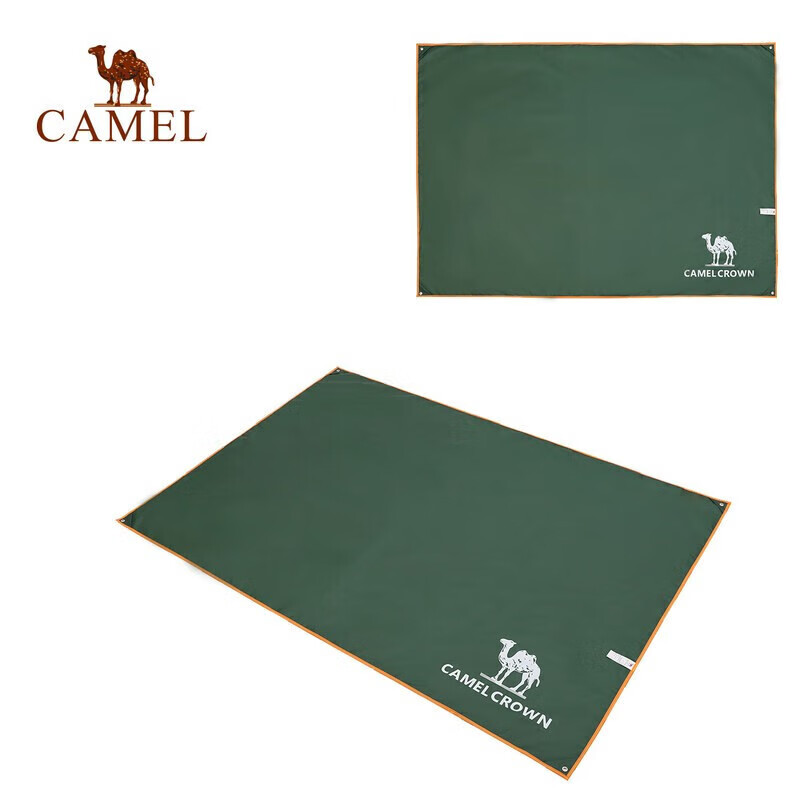 骆驼（CAMEL）户外地席帐篷露营地垫加厚防水耐磨野餐垫牛津布防潮摆摊地布 A0S3H8101 张 军绿色
