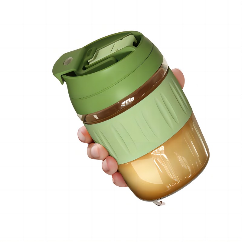 捷扣捷扣（JEKO＆JEKO） 随行 400mL 双饮玻璃杯 牛油果绿（单位：个）