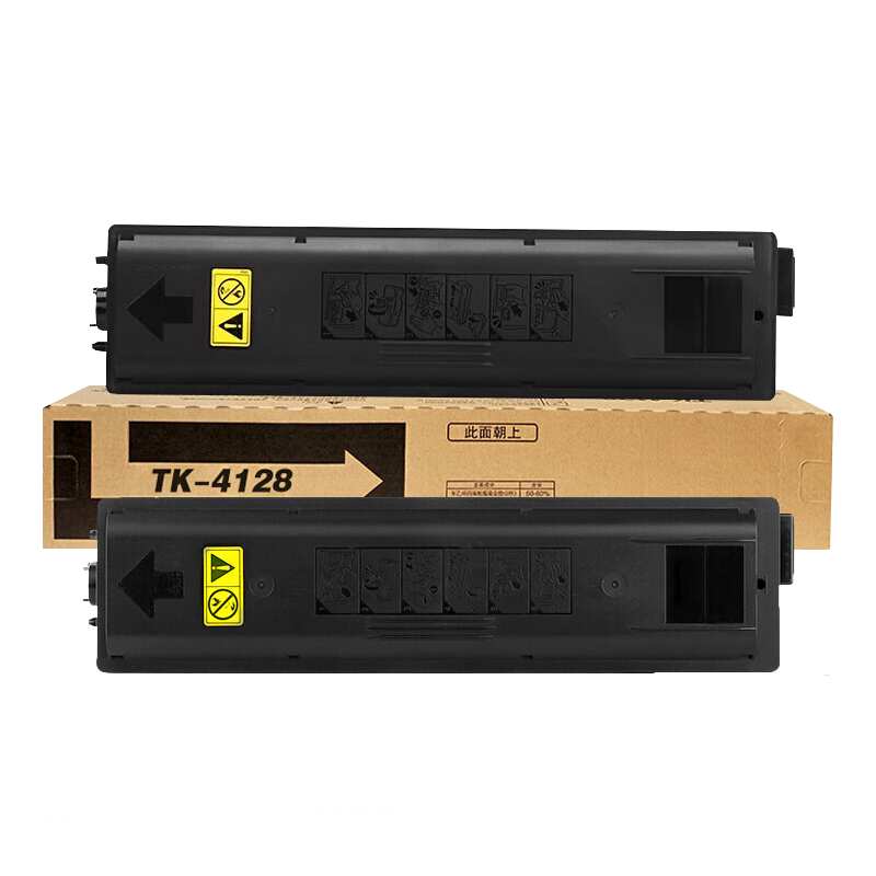 京呈 TK4128黑色 易加粉粉盒2支装 14400页 适用京瓷2010/2011专用 (单位：套） TK4128黑色 粉盒2支装14400页
