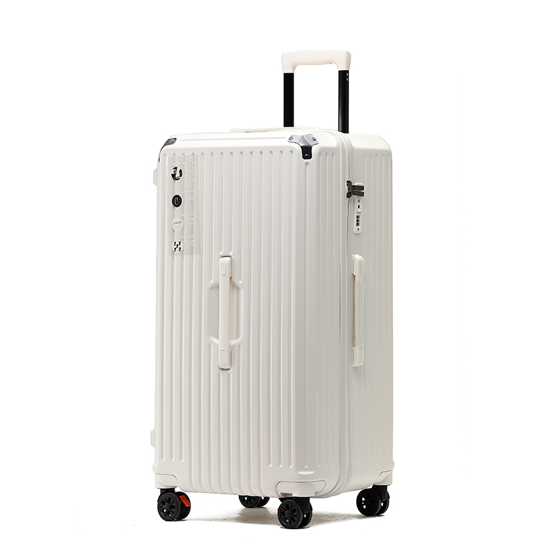 TOBOOG/途帮大容量行李箱密码锁拉杆箱万向轮旅行箱2110 白色 30寸
