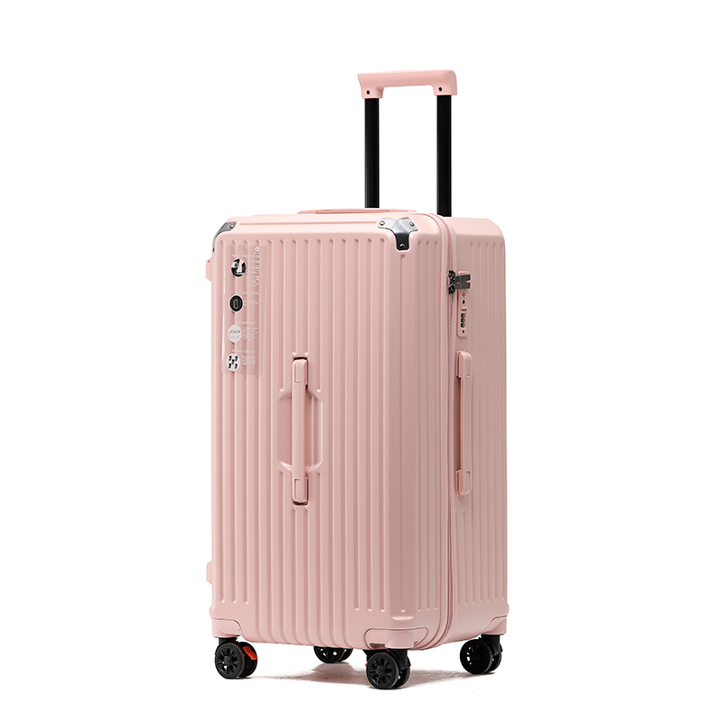 TOBOOG/途帮大容量行李箱密码锁拉杆箱万向轮旅行箱2110 粉色 30寸
