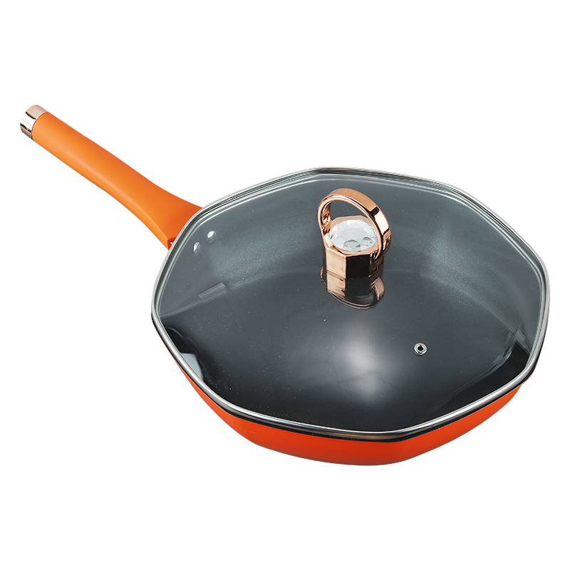 英麦斯 女王八角锅YST221532  个 橙色