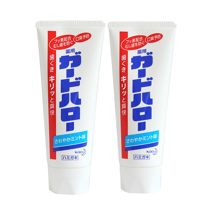 花王防蛀美白牙膏去除口臭牙周炎齿垢165g*2支单位：组 白色