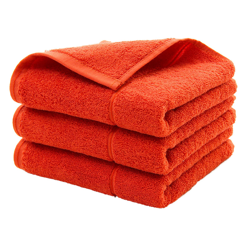 三利纯色浴巾单条礼盒装四色可选3110（单位：盒） 红色