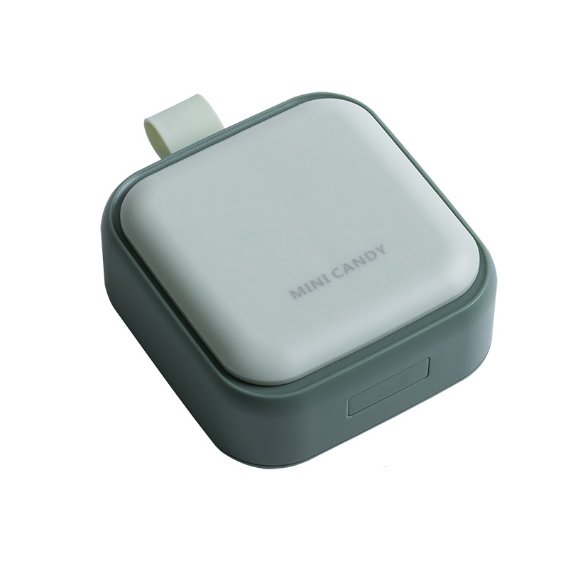 美厨便携双色分格药盒（绿色）MCPJ6906 军绿色