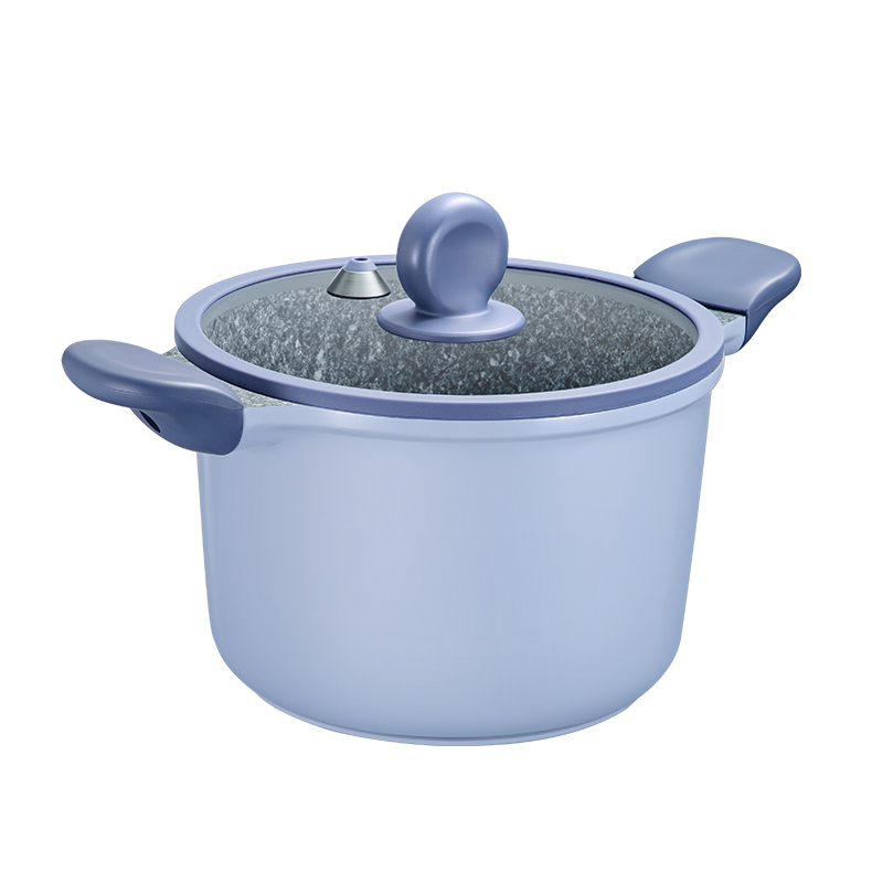 炊大皇锁鲜微压汤锅22cmKA71569 蓝色