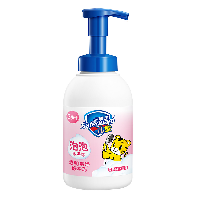 舒肤佳 柔肤小粉 415g 儿童沐浴露 粉白色（单位：瓶）