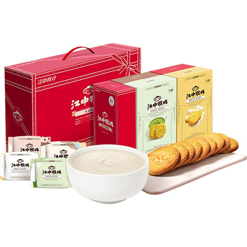 江中猴姑 早餐猴菇 饼干养胃 816g 红色（单位：盒）