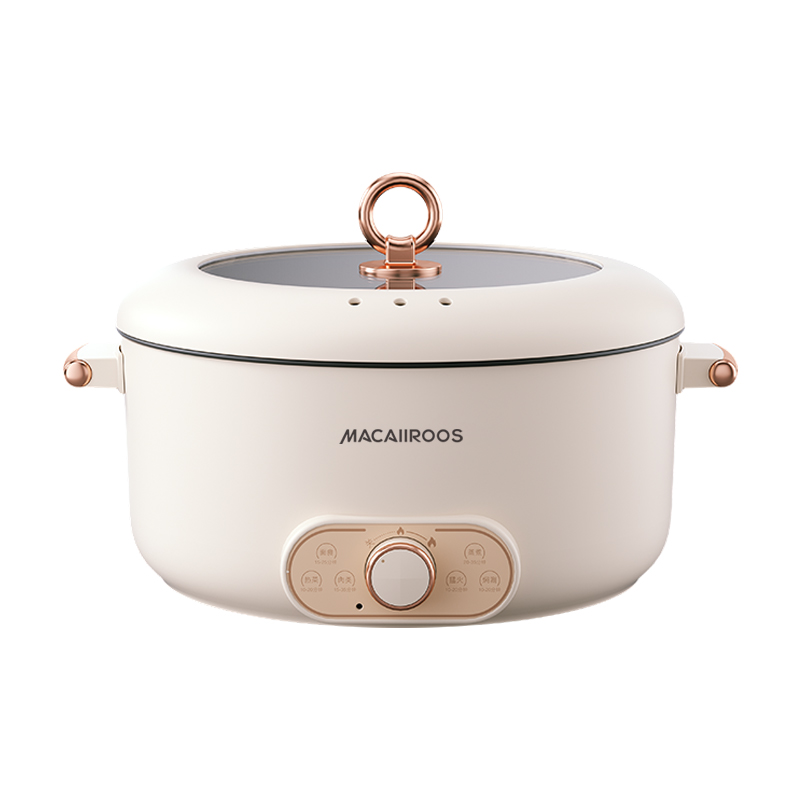 迈卡罗（MACAIIROOS）多功能 电火锅MC-HG612（单位:台） 象牙色