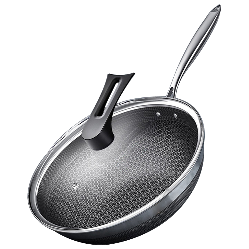 艾姆德 金色年华畅享炒锅 DG-CX34 钢色