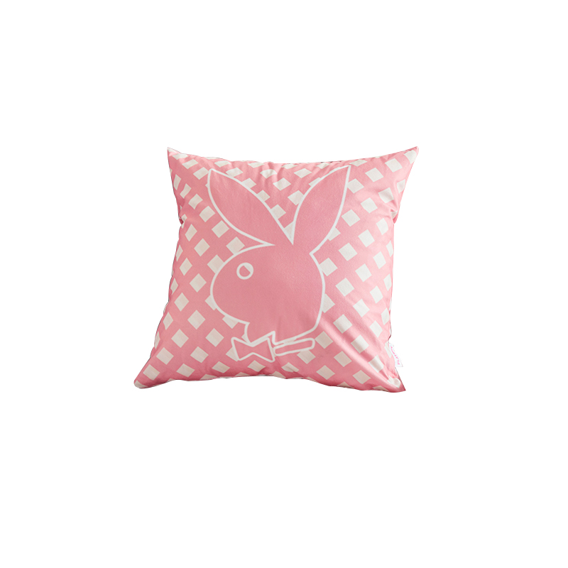 花花公子专版抱枕 粉格1只装