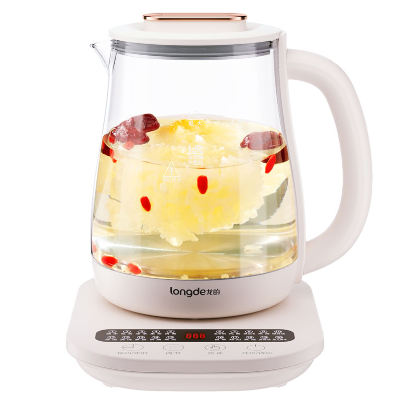 龙的（longde） LD-YS1823 1.8L 电水壶 白色（单位：个）
