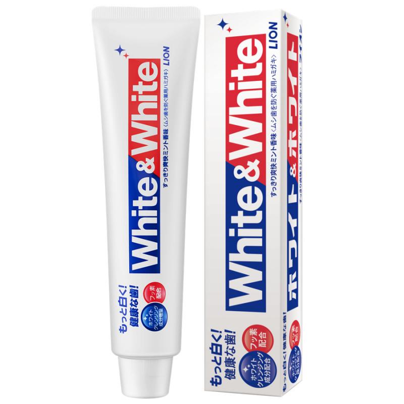 WHITE&WHITE美白牙膏150g*3支 白色